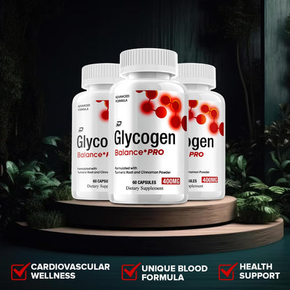 Glycogen Balance Pro Capsules – Advanced All-Natural Supplement (2 Pack, 120 Capsules)