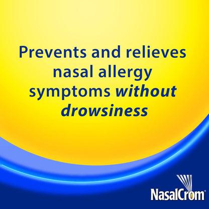 NasalCrom Nasal Spray Allergy Symptom Controller – 200 Sprays (26 ml, Pack of 2)