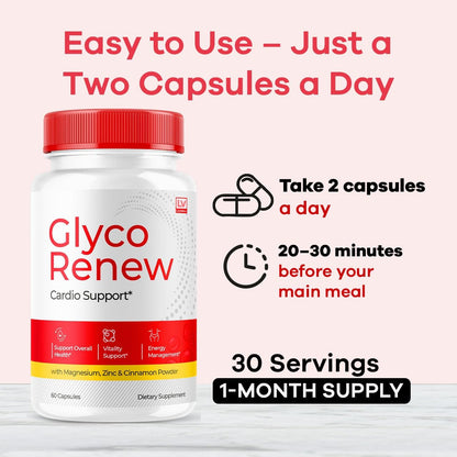 LIVORKA Glyco Renew Capsules - Blood Support Supplement (30 Capsules)