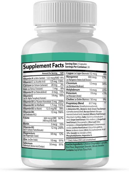 Neuro Zoom New Advanced Formula Food Supplement (2 Packs)