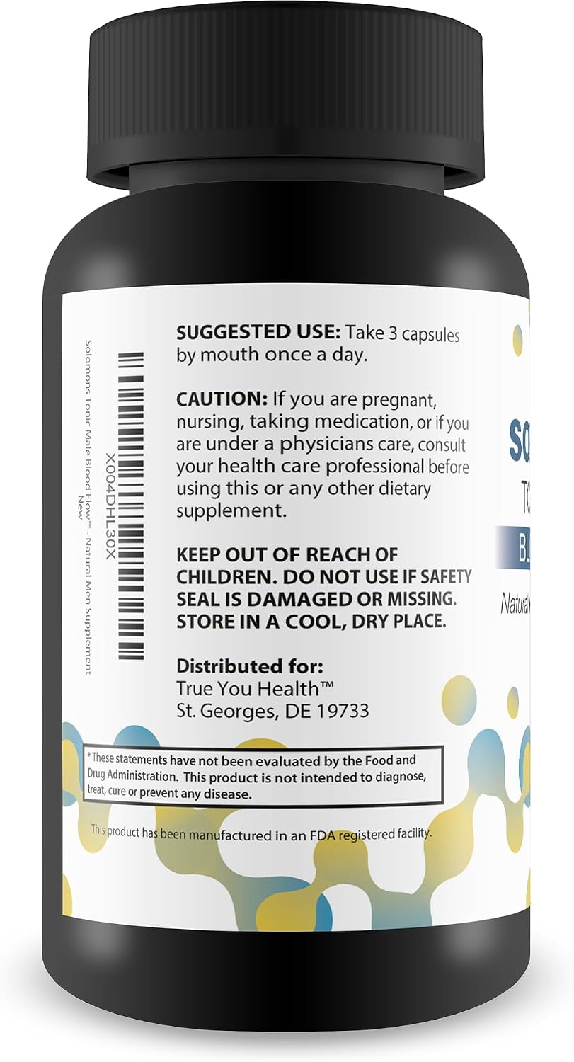 Solomons Tonic - Men's Blood Flow Supplement | Circulation Support - görsel 3