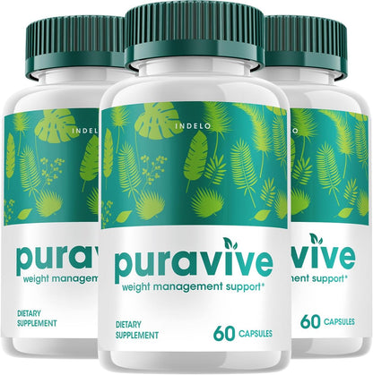 Puravive Advanced Formula Capsules with Exotic Rice – All-Natural Supplement for Total Support (3 Pack, 180 Capsules)