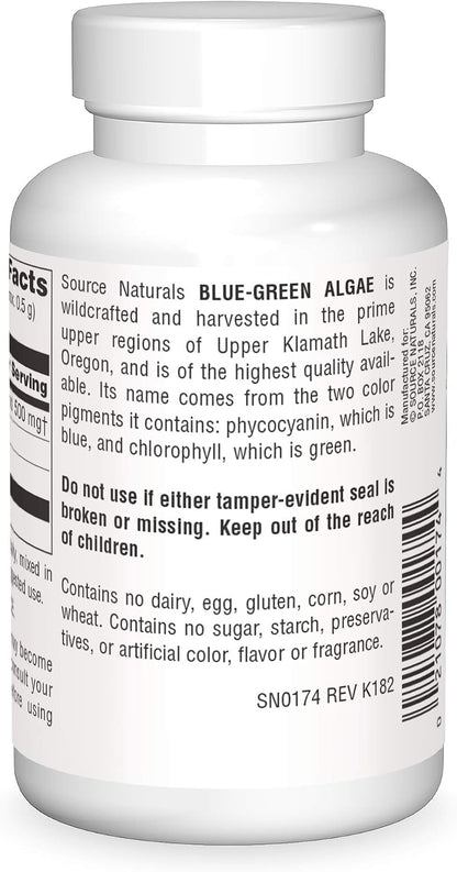 Source Naturals Blue-Green Algae from Klamath Lake - 60 g Powder