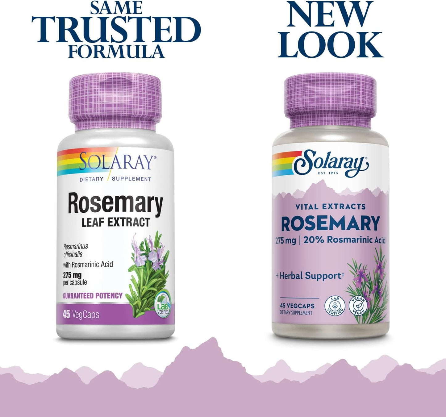 SOLARAY Guaranteed Potency Rosemary Leaf Extract - 275 mg, 45 Vegetable Capsules - görsel 2