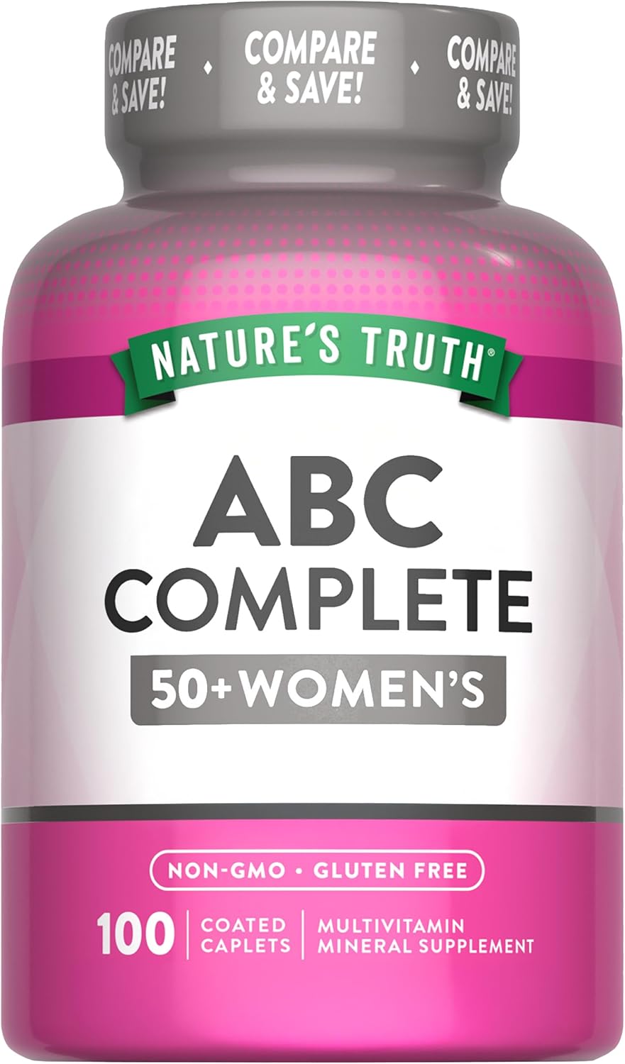 Nature's Truth Multivitamin for Women with Iron | 100 Coated Caplets | Non-GMO & Gluten-free - görsel 8