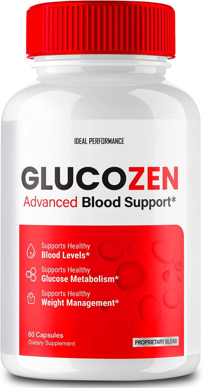 Glucozen Capsules – Maximum Strength All-Natural Formula (60 Capsules)