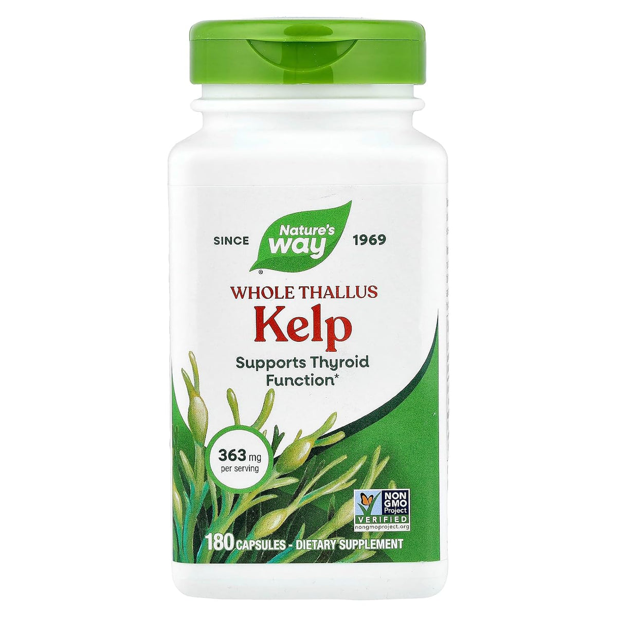 Nature's Way Kelp, 180 Capsules (Pack of 2) - görsel 1