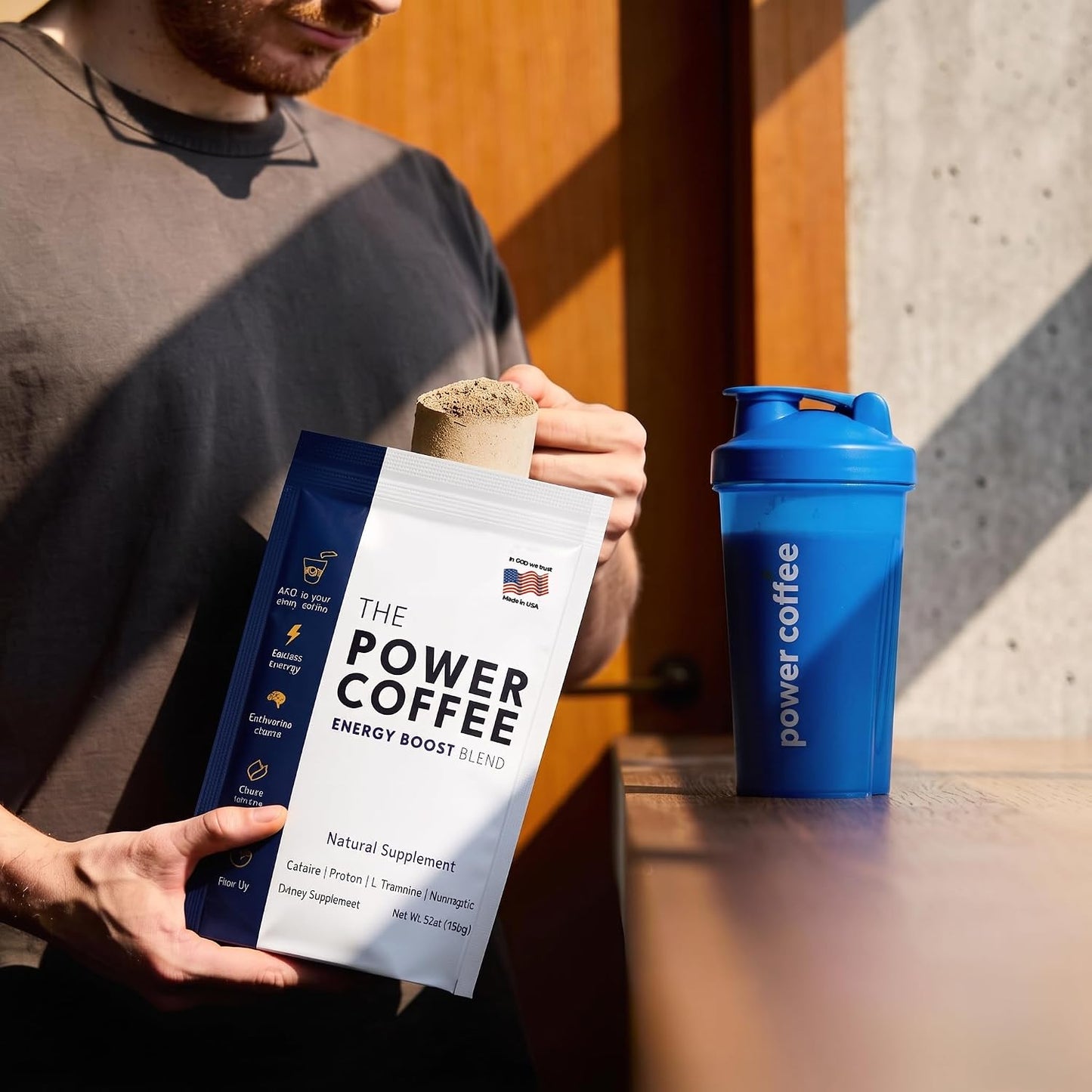 The Power Coffee – Nootropic Supplement with Matcha, Ginkgo & Taurine | All-Day Energy & Focus | Vegan, Keto, Sugar-Free | 150g (15 Servings) - görsel 7