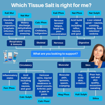 Schuessler Tissue Salts No. 8 Mag Phos 6X Cell Salts, 125 Tablets