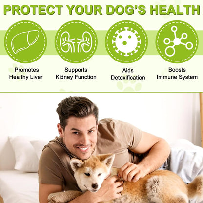 ALIVO Milk Thistle for Dogs - 180 Chewable Tablets