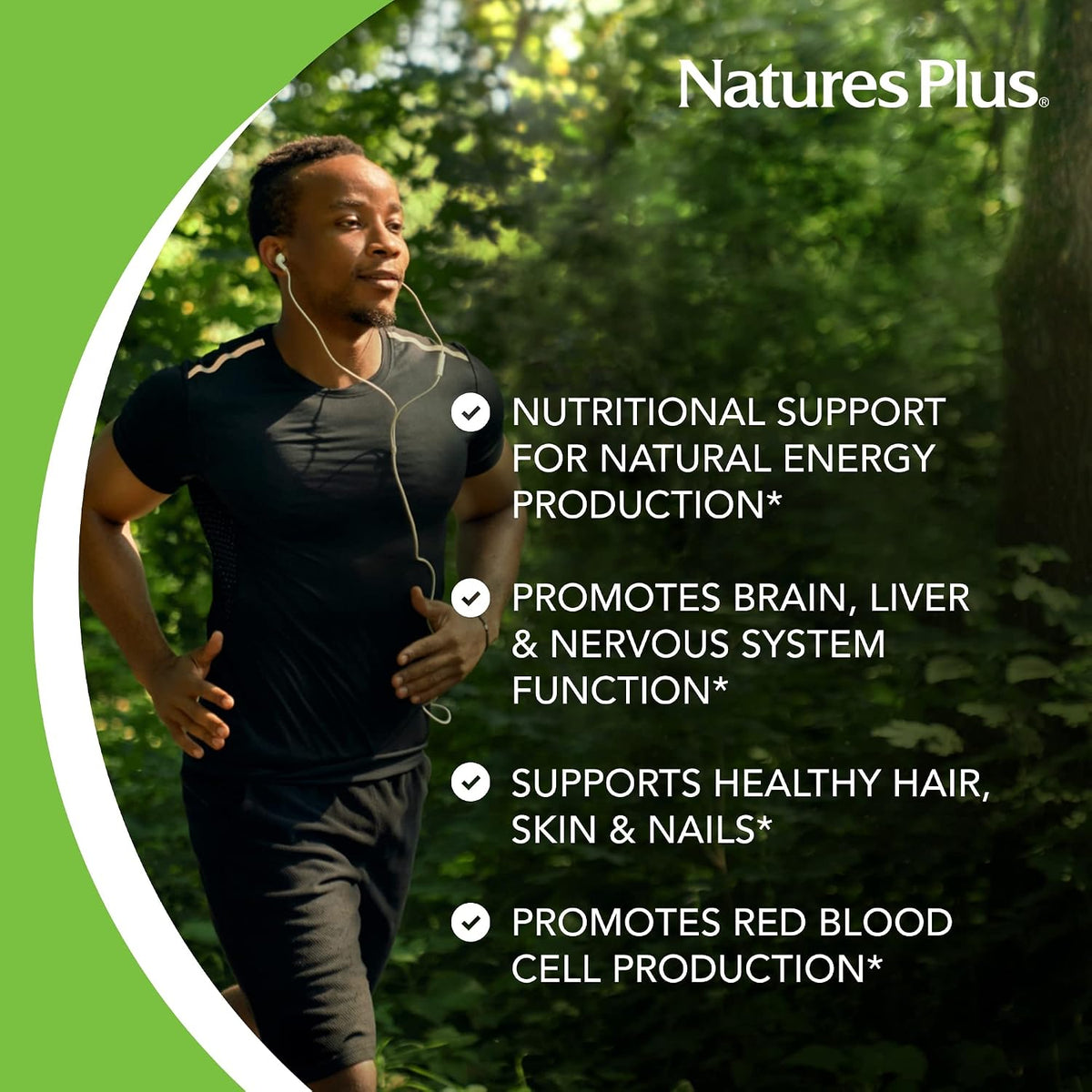 Nature's Plus Pantothenic Acid, Sustained Release - 1000 mg, 60 Tablets - görsel 4