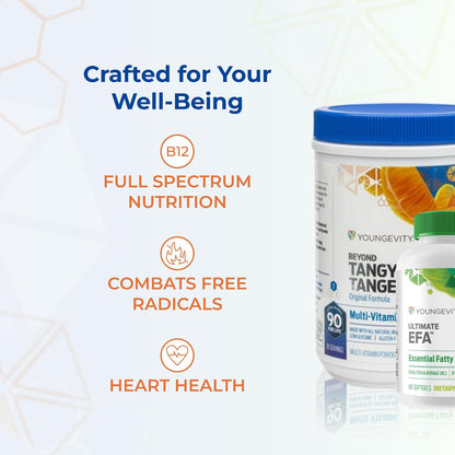 Youngevity BTT Basic 90 Pak - Beyond Tangy Tangerine & Ultimate EFA Plus