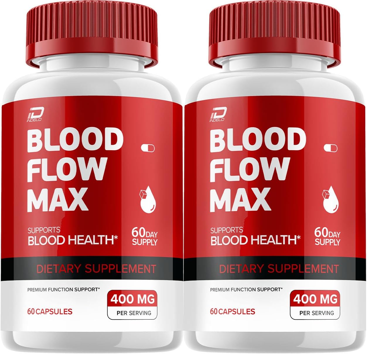 Blood Flow Max Capsules – Advanced Formula with All-Natural Vitamins, Extra Strength Support (2 Pack, 120 Capsules) - görsel 1