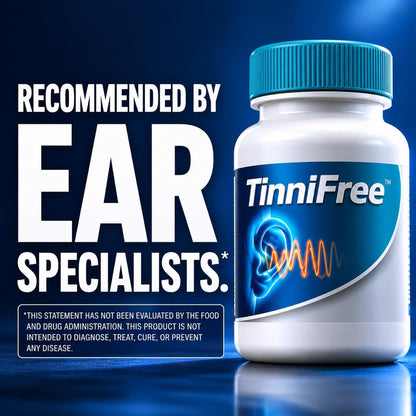 TinniFree Ear & Hearing Support Food Supplement – 23 Premium Ingredients with Ginkgo Biloba, CoQ10, Magnesium & B12 – 60 Capsules
