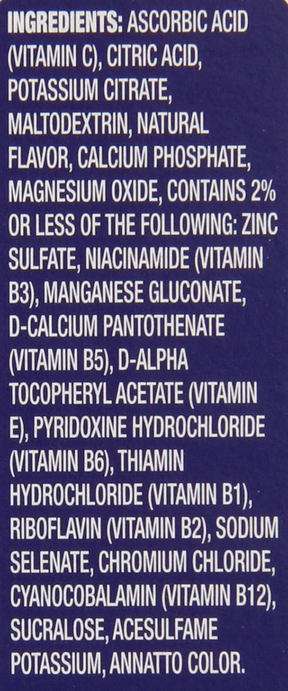 Super C Vitamin & Mineral Drink Mix, Orange, 72 Single-Serve Packets