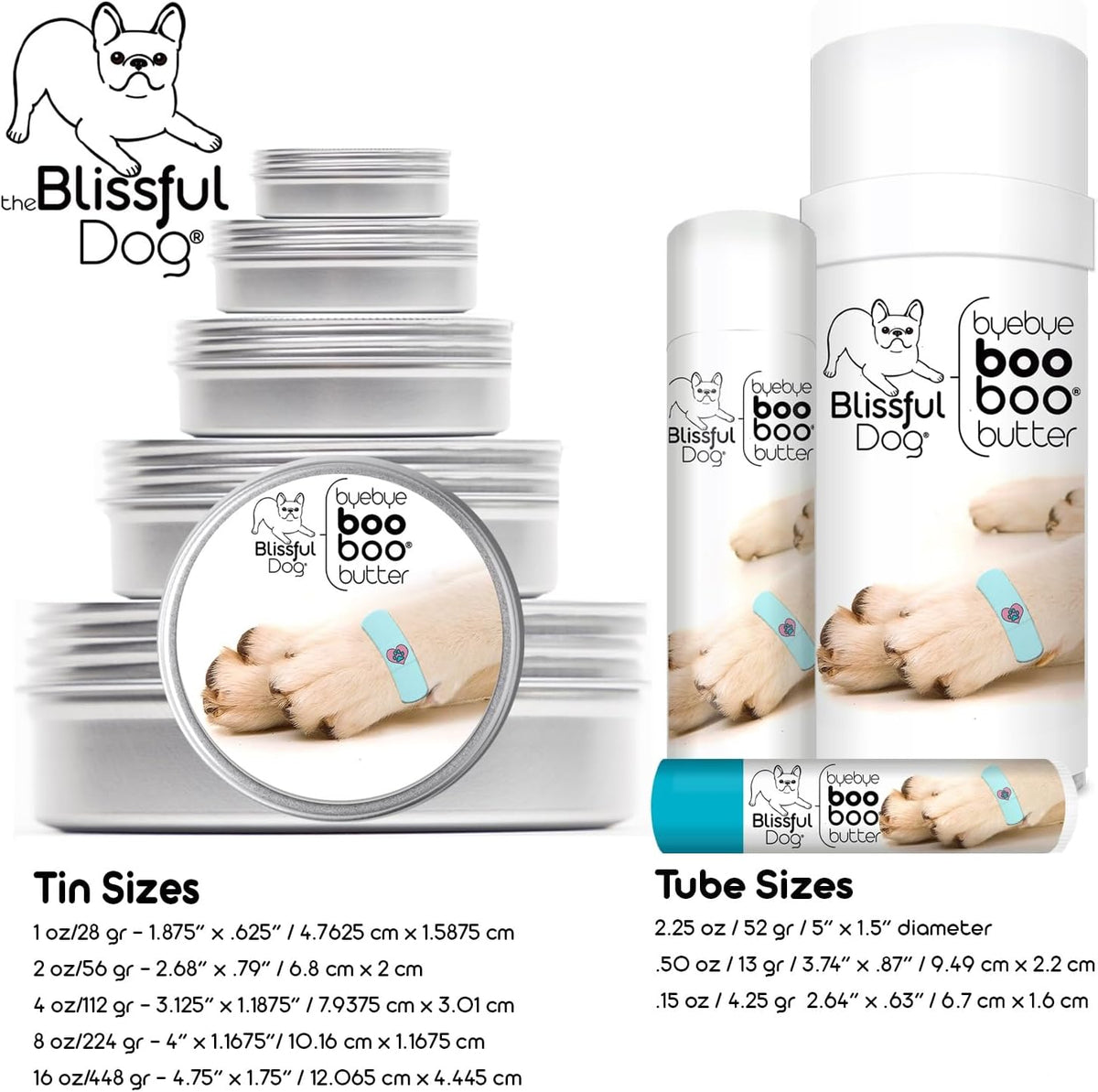 The Blissful Dog .15 oz Tube Great Pyrenees Booboo Butter - görsel 9