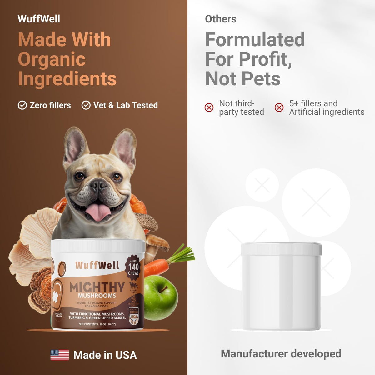 Mighty Mushroom Supplement for Dogs - Turkey – Form and taste: This supplement can be mixed with food, making it – Image 9
