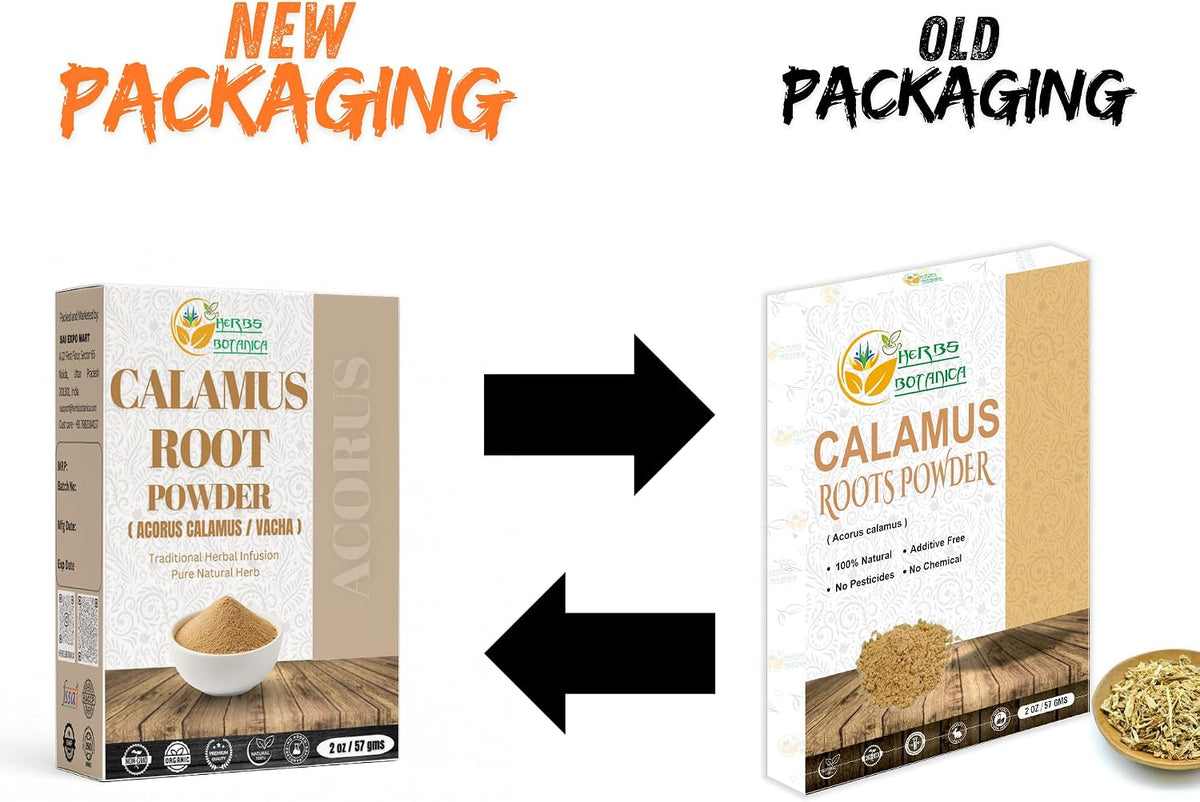 Herbs Botanica Calamus Powder – 100% Pure Acorus Calamus Root Powder (57g) - görsel 2