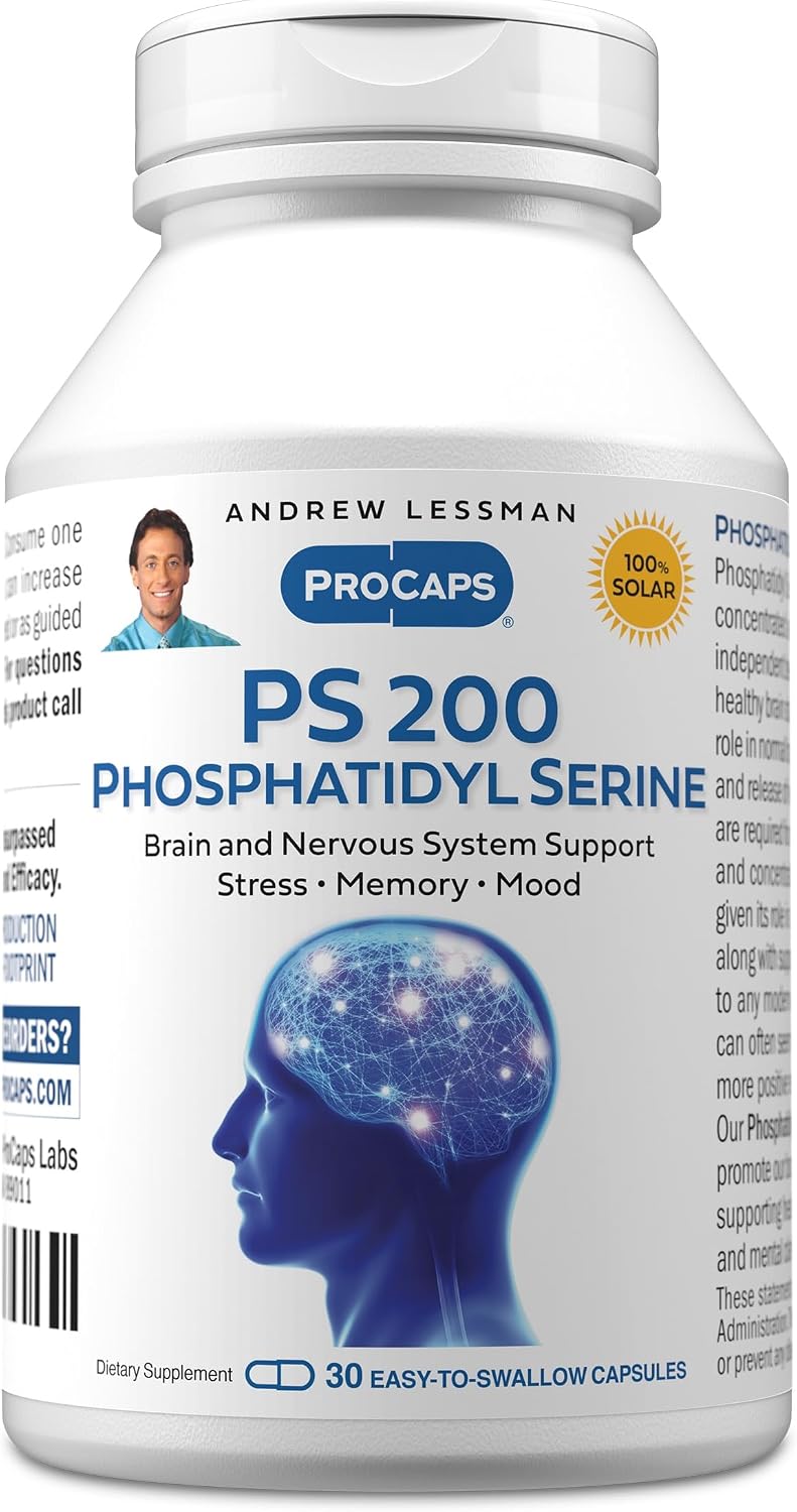 ANDREW LESSMAN PS 200 Phosphatidyl Serine 120 Capsules - görsel 10