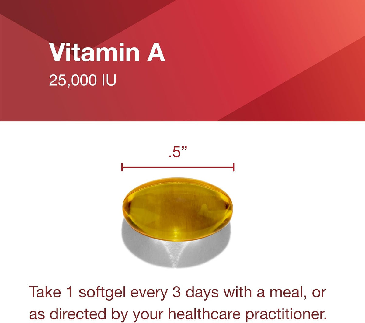 Protocol for Life Balance Vitamin A 25,000 IU – 100 Softgels - görsel 7