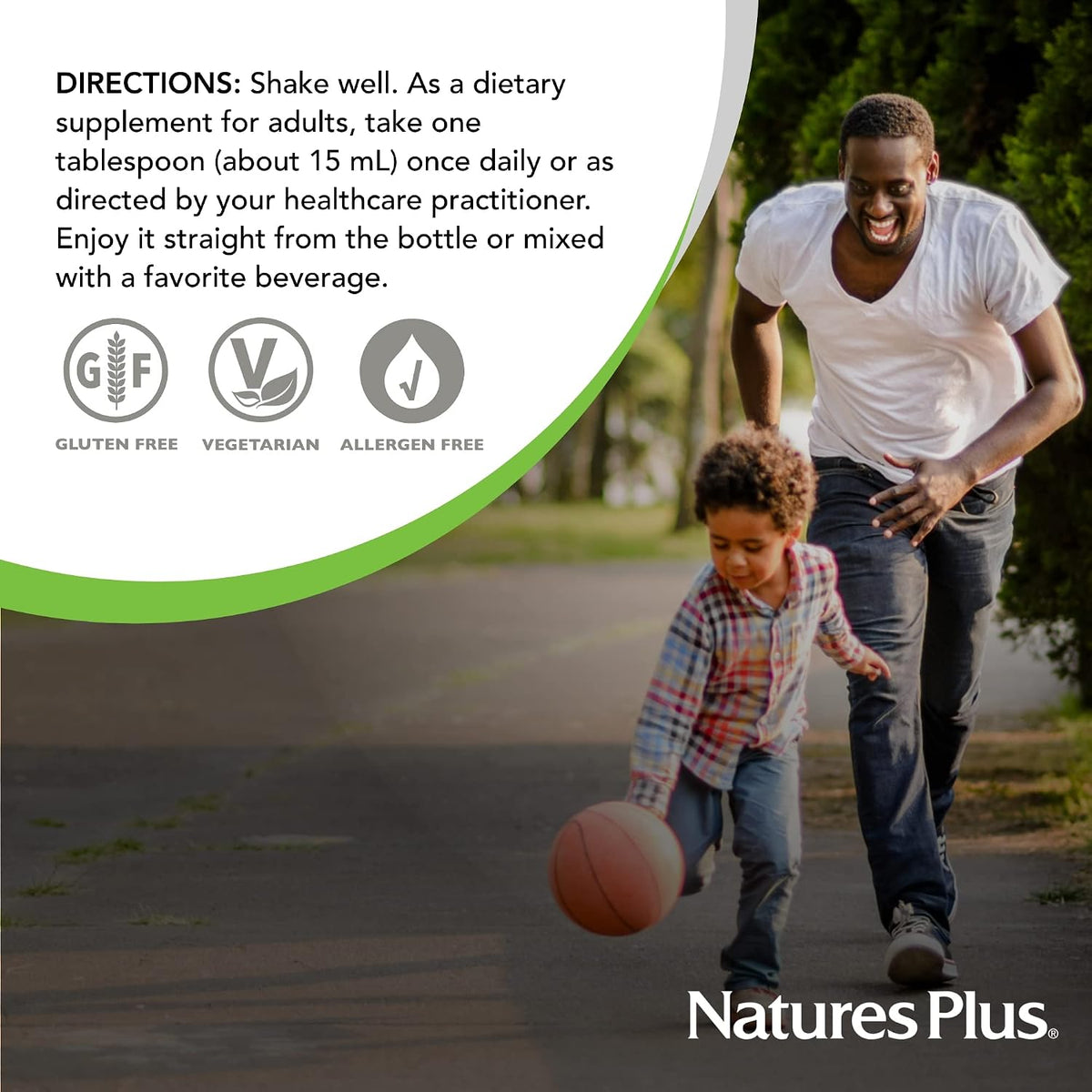 Nature's Plus Liquid Sunshine Vitamin D3 - Tropical Citrus - 5000 IU - 473 ml - görsel 6