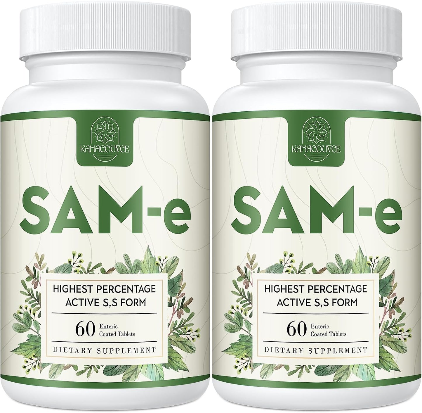 Kanacoufce SAM-e 1100mg – Highest Activity S,S Form – with B Vitamins – 60 Vegan Tablets - görsel 8
