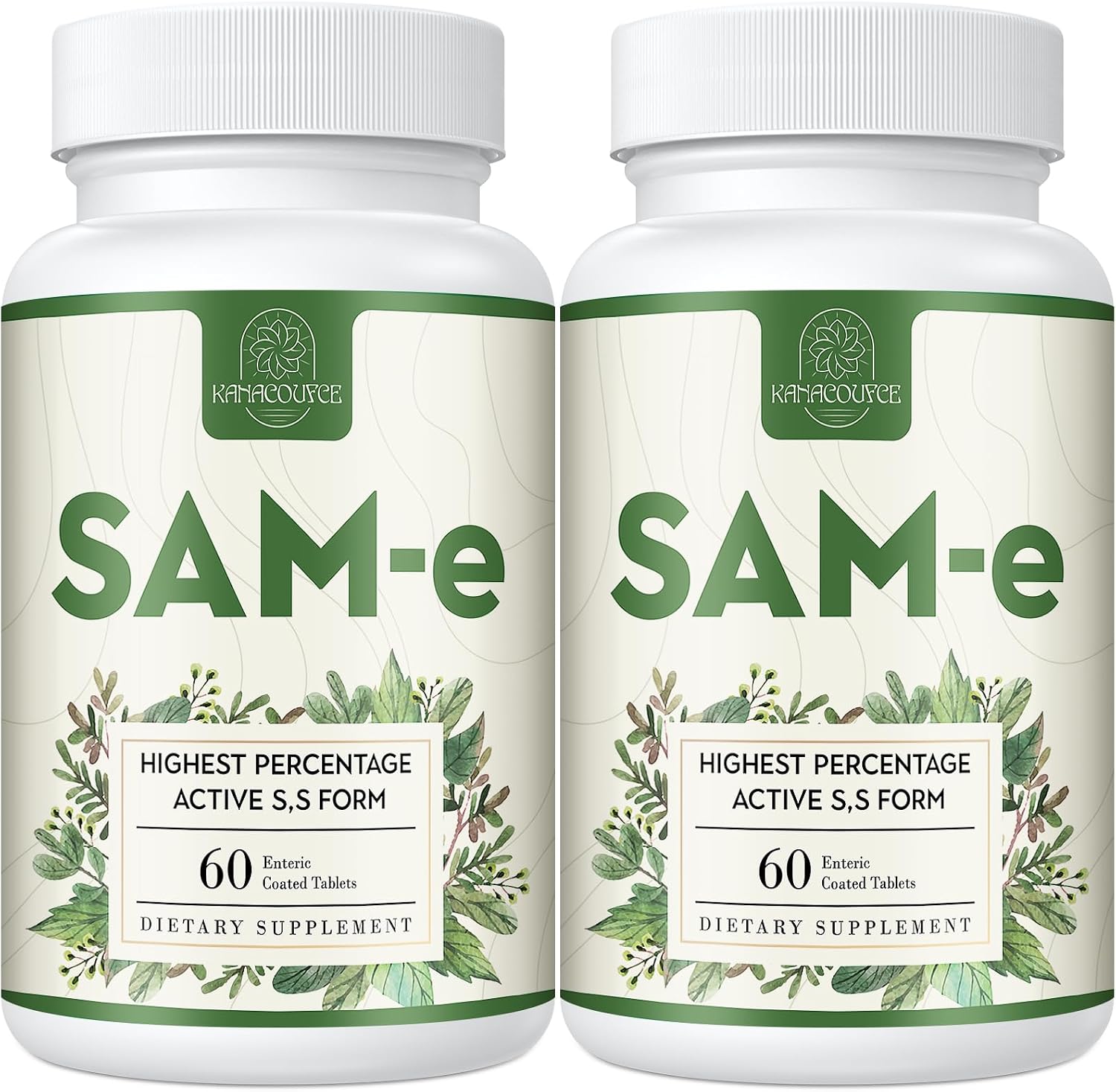 Kanacoufce SAM-e 1100mg – Highest Activity S,S Form – with B Vitamins – 60 Vegan Tablets - görsel 8