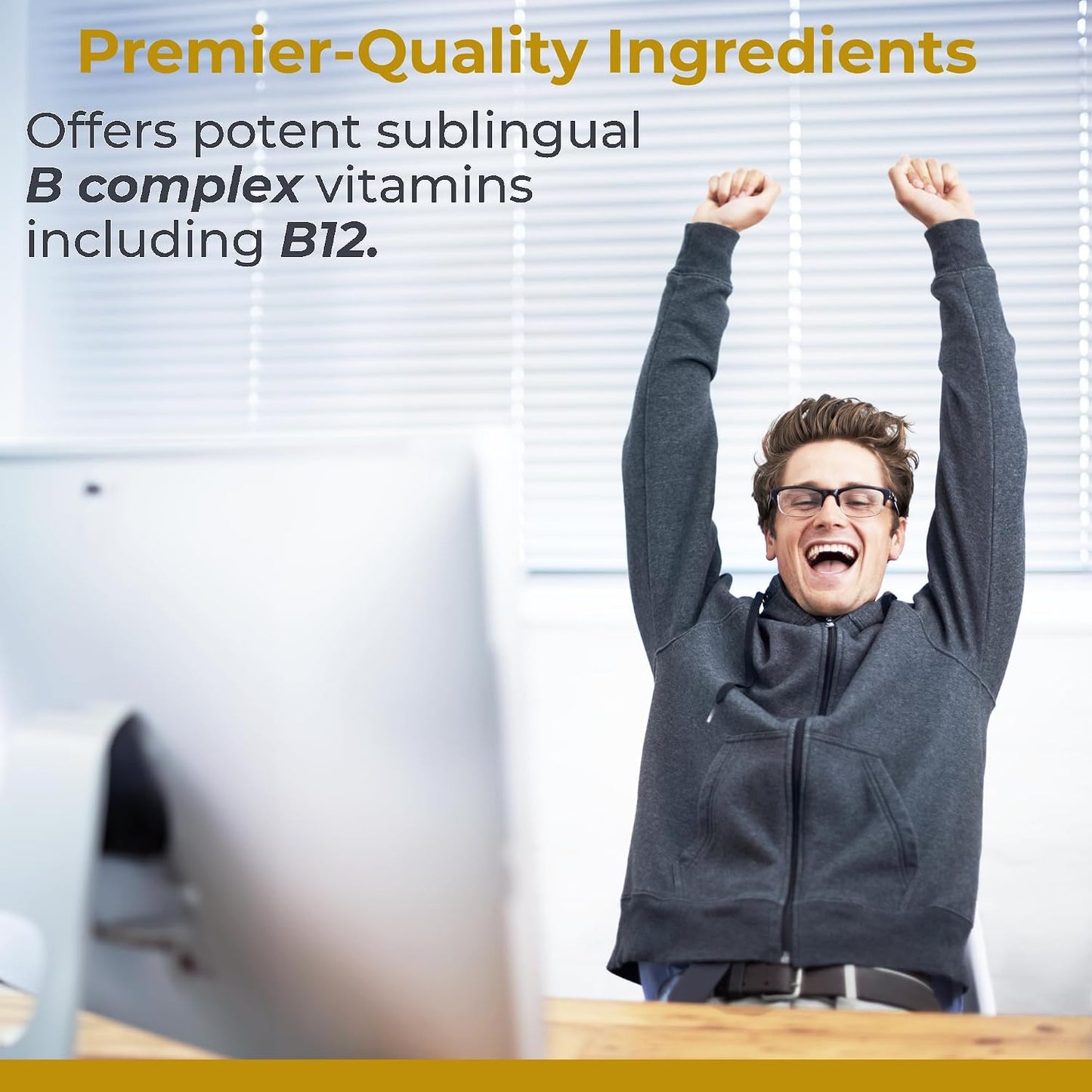 Premier Research Labs Max B-ND - Liquid Vitamin B Complex for Liver and Brain Health, Sublingual Drops with Thiamin, B12 and B6 - 237 ml - görsel 3