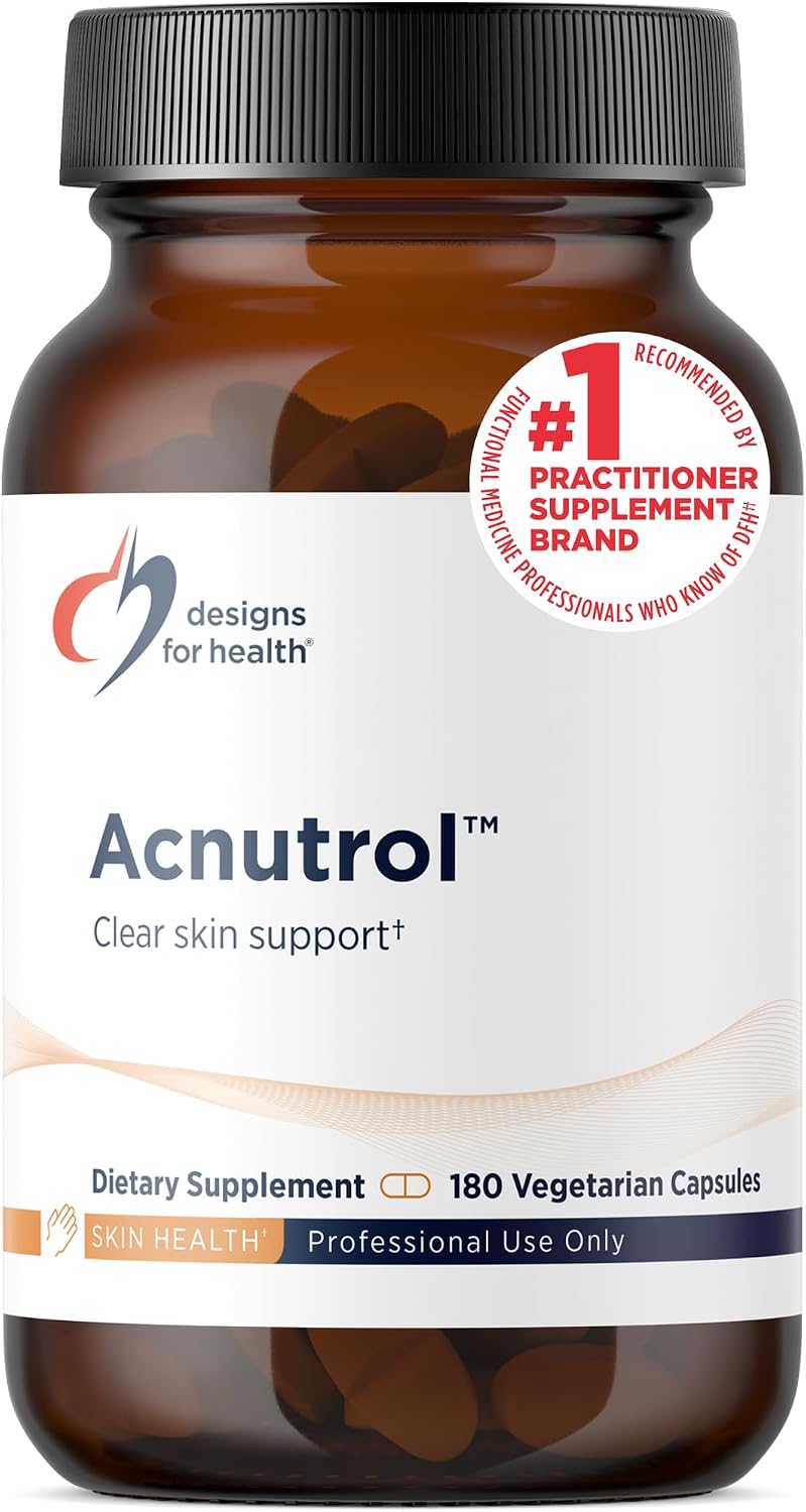 Designs for Health Acnutrol Clear Skin Support - 180 Capsules - görsel 1