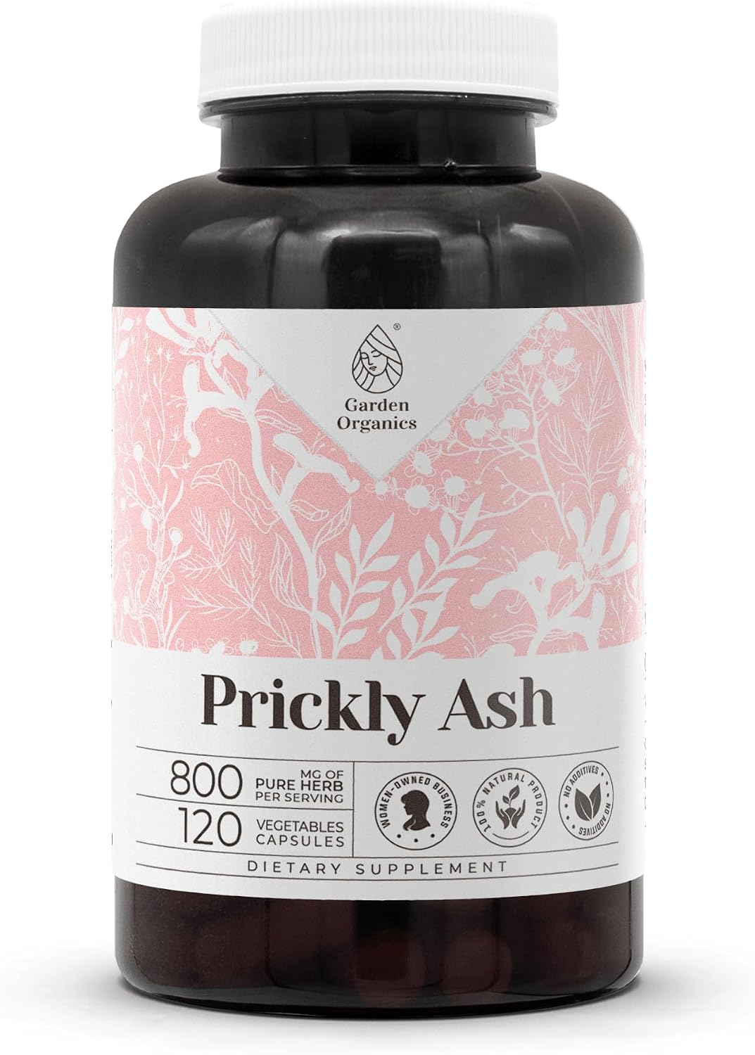 Garden Organics Prickly Ash 120 Capsules | High-Potency Herbal Food Supplement - görsel 1