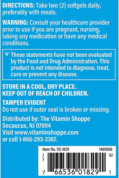 The Vitamin Shoppe Vitamin C 1000 mg Softgels – Immune & Collagen Support - 300 Softgels
