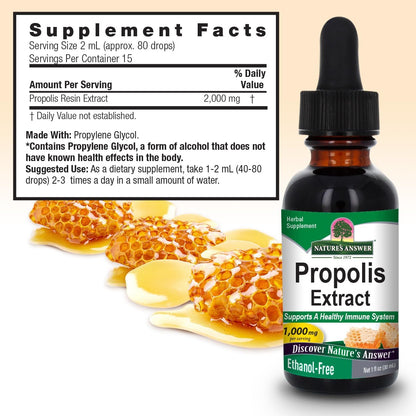 Nature's Answer Alcohol-Free Propolis Resin, 30 ml