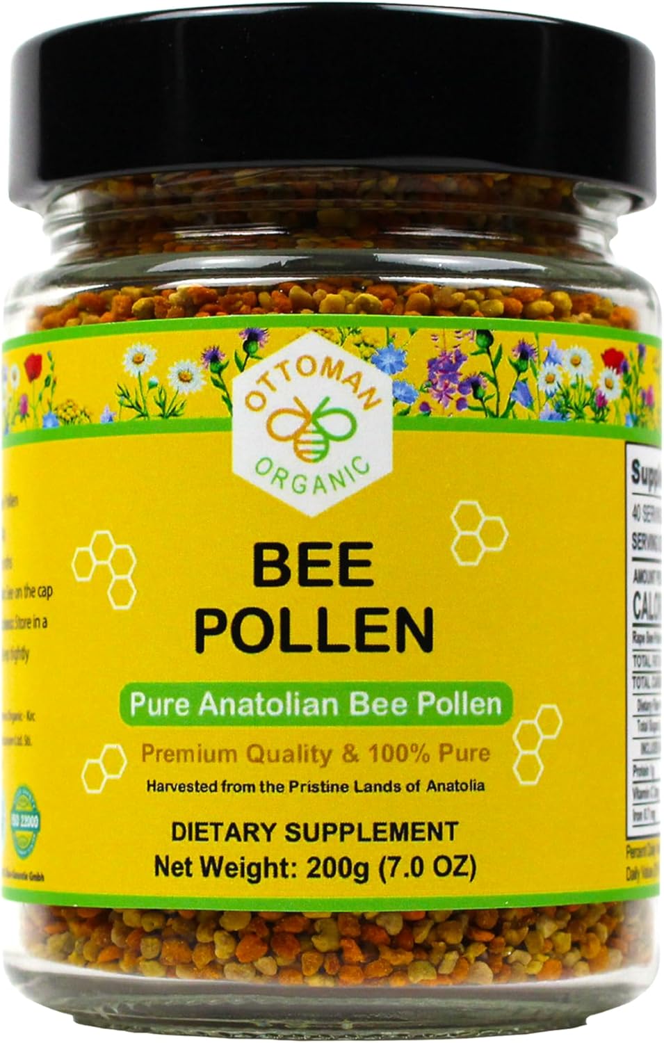 Bee Pollen 200g | EU Organic Certified | Ottoman Organic - görsel 1