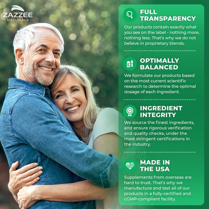 Zazzee USDA Organic Lemon Balm 10:1 Extract, 180 Vegan Capsules - 6 Month Supply