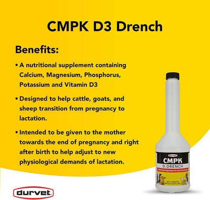 Durvet D3 Drench Oral Supplement for Cattle