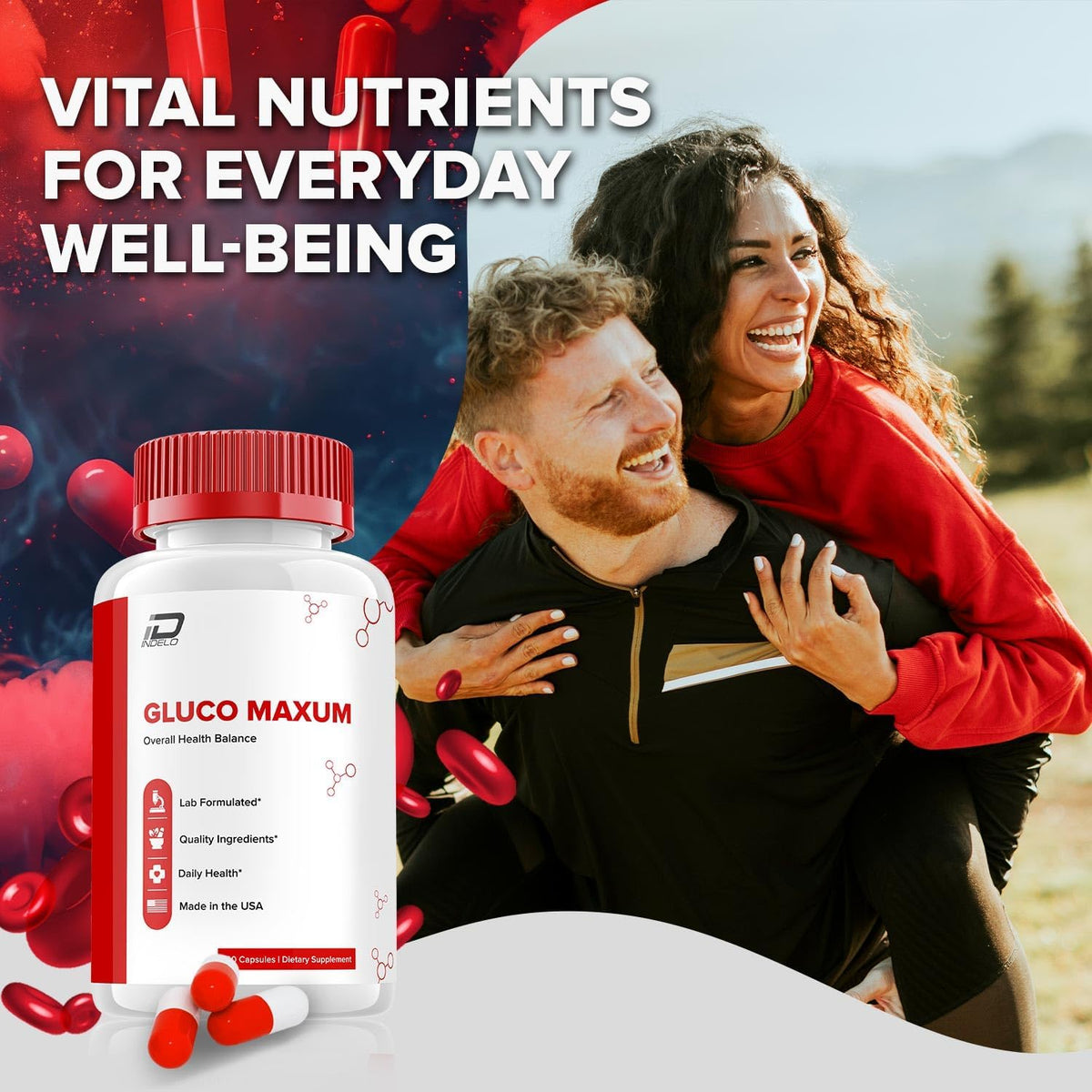 Gluco Maxum Capsules – Advanced All-Natural Food Supplement for Healthy Blood Glucose Levels (60 Capsules) - görsel 5