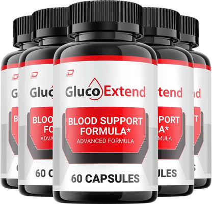 Gluco Extend Capsules – Advanced Natural Supplement (300 Capsules)