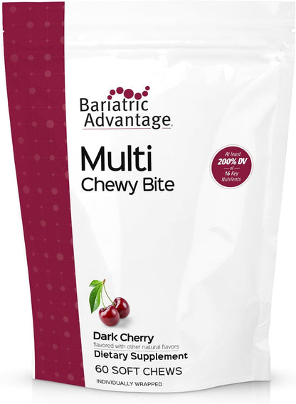 Bariatric Advantage Multi Chewy Bite - Dark Cherry - 60 Count