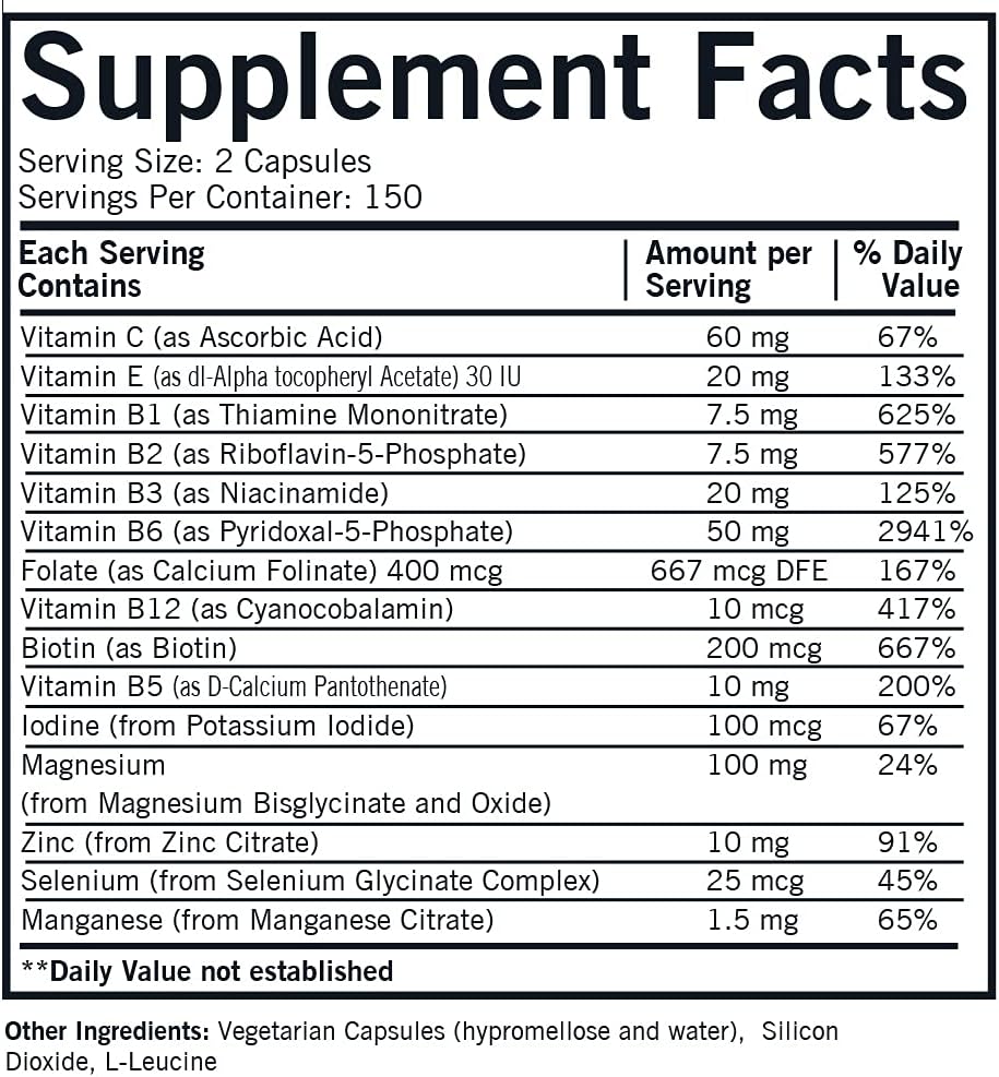 Kirkman d-Biotin 1000 mcg Capsules - Hypoallergenic - 120 Capsules - görsel 2