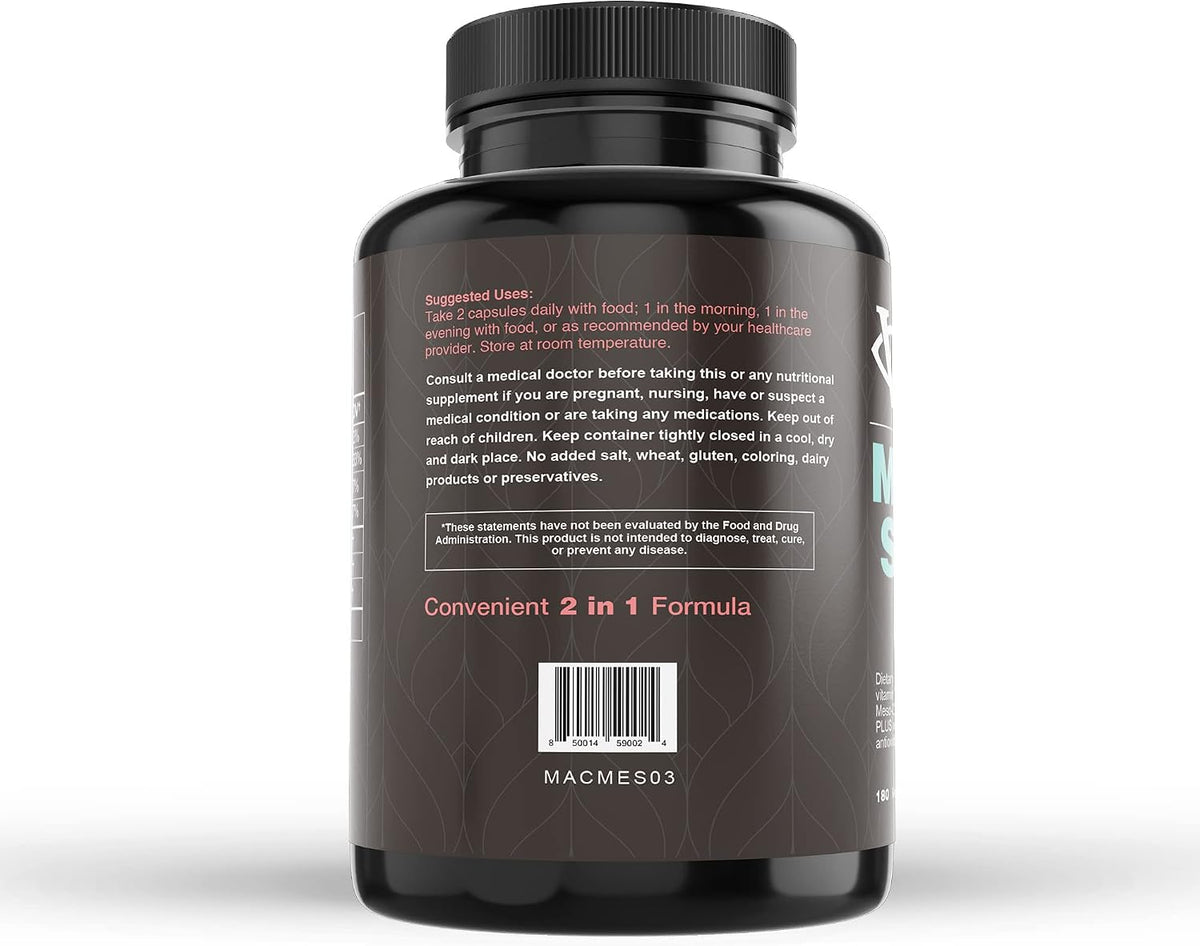 Visual Advantage® Macular Support + Meso-Z – Eye Supplement with Triple Carotenoids for Blue Light Defence (180 Soft Gel Capsules) - görsel 2