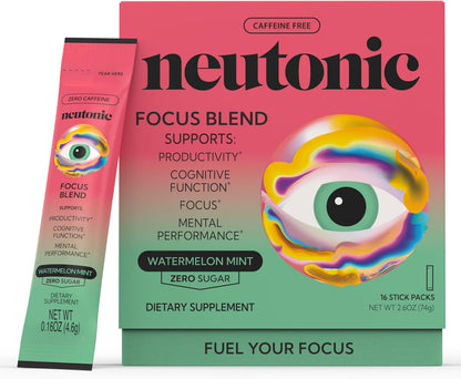 Neutonic Nootropic Focus Blend – Watermelon Mint (16 Sticks)