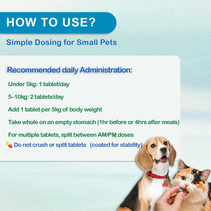 NUTRIARISE Same 90 for Dogs & Cats – Liver Support Supplement with Milk Thistle