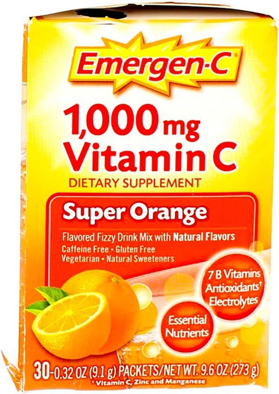 Emergen-C Super Orange - 30 Sachets (Pack of 22) - görsel 4