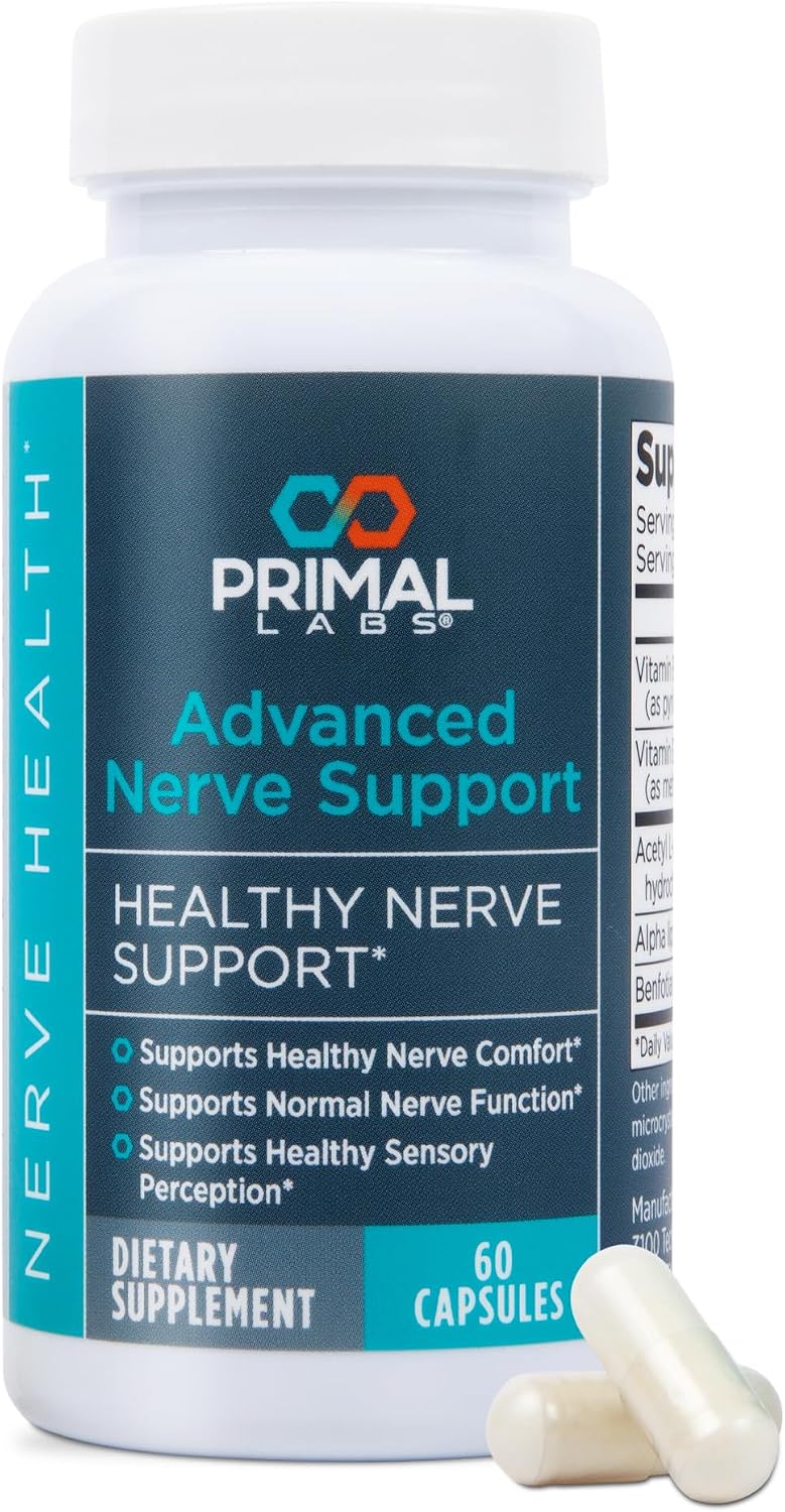Primal Labs Nerve Support Capsules, 60 Capsules - görsel 1