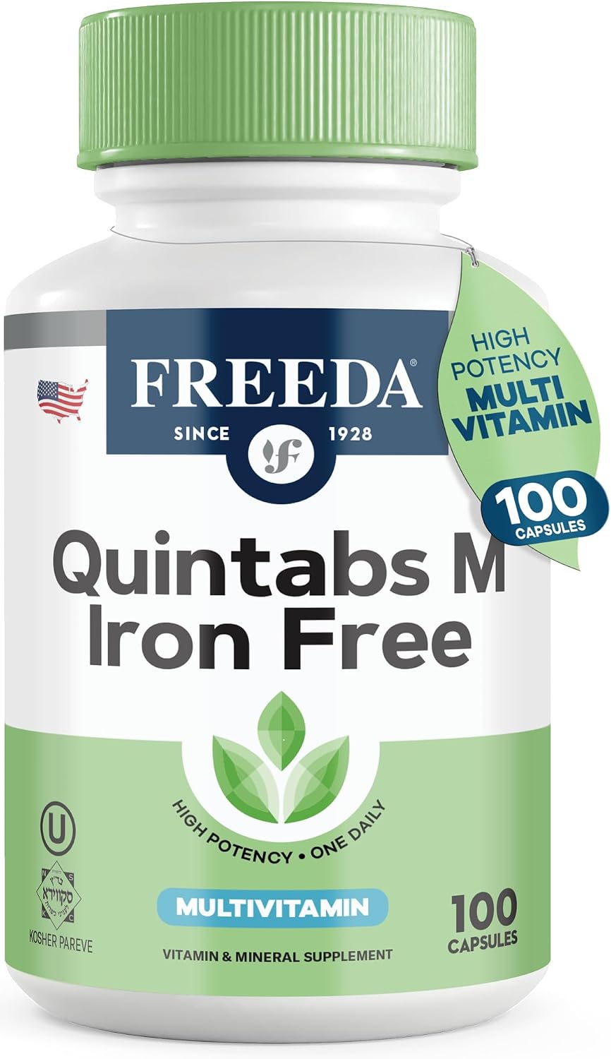 FREEDA One Daily Multivitamin Without Iron – 100 Capsules - görsel 1