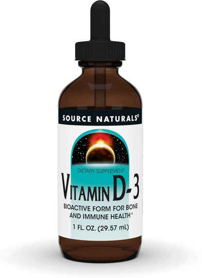Source Naturals Vitamin D-3 Liquid Drops, 2000 IU, 30 ml