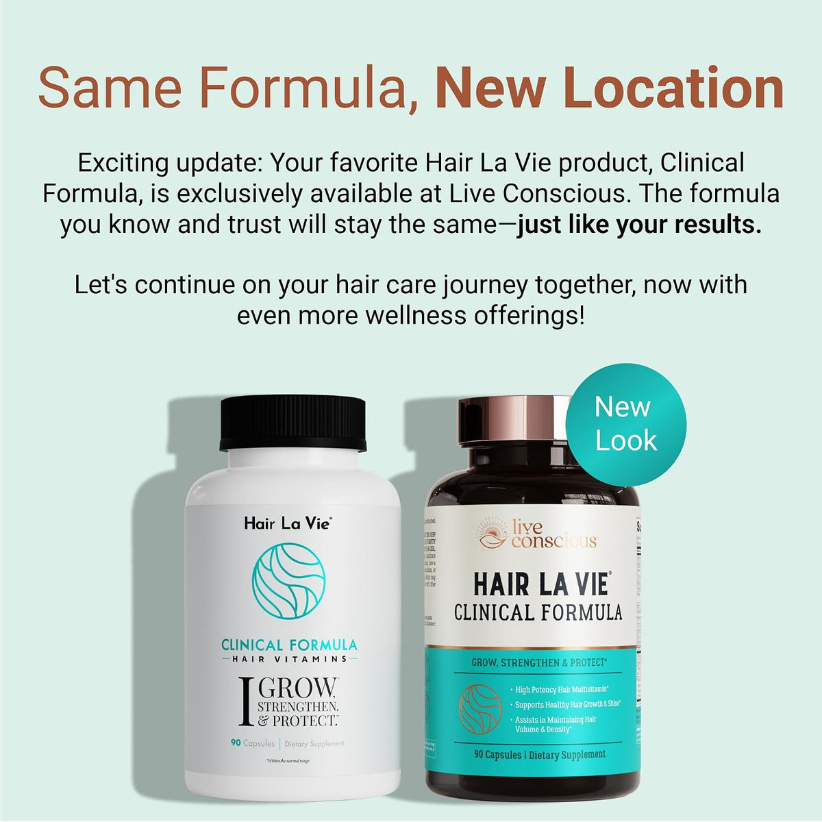 Hair La Vie Live Conscious Clinical Formula Hair Supplements with Biotin and Saw Palmetto - For Healthy Hair and General Wellbeing (Pack of 2) - görsel 9