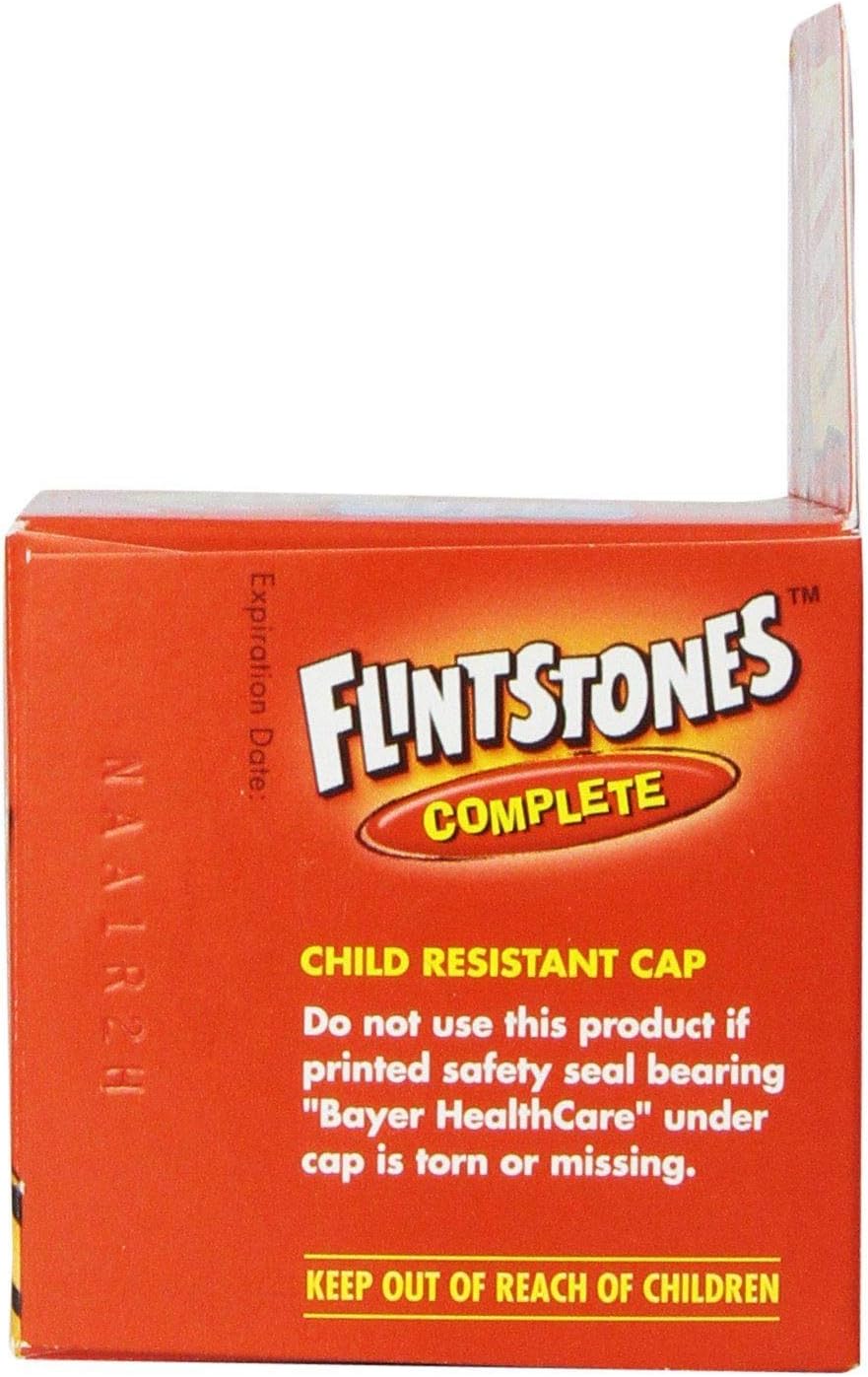 Flintstones Complete Chewable Multivitamin for Kids - 60 Count (Pack of 2) - görsel 3