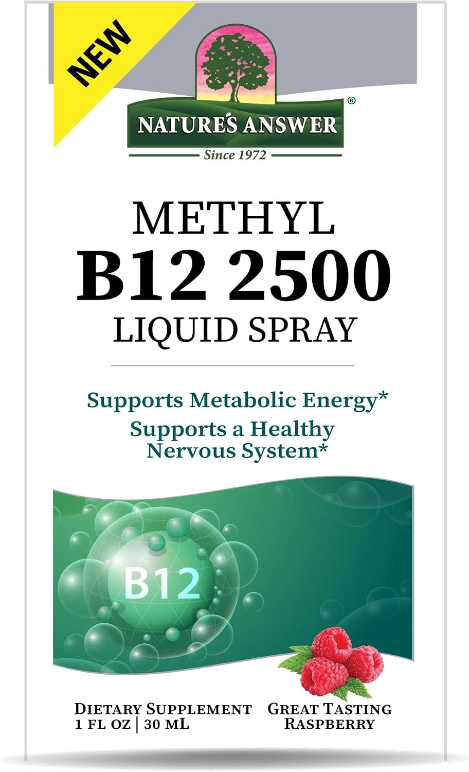 Nature's Answer B12 Methyl Liquid Spray – 30 ml - görsel 2