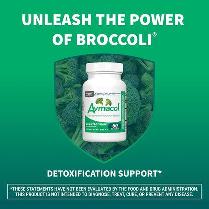 Nutramax Laboratories Avmacol #1 Researched Sulforaphane-Producing Brand for Detoxification with Glucoraphanin and Active Myrosinase, Adults and Children, 60 Tablets